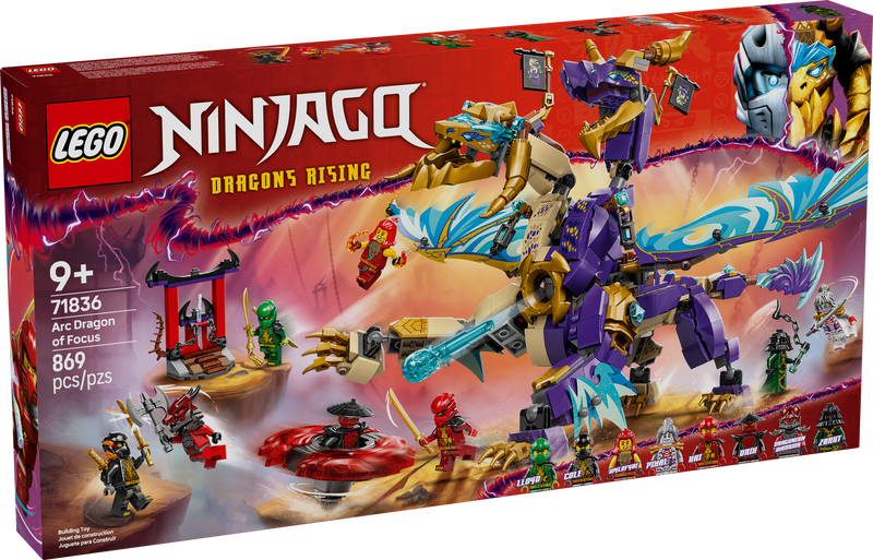 LEGO® NINJAGO® Arc Dragon of Focus Set 71836