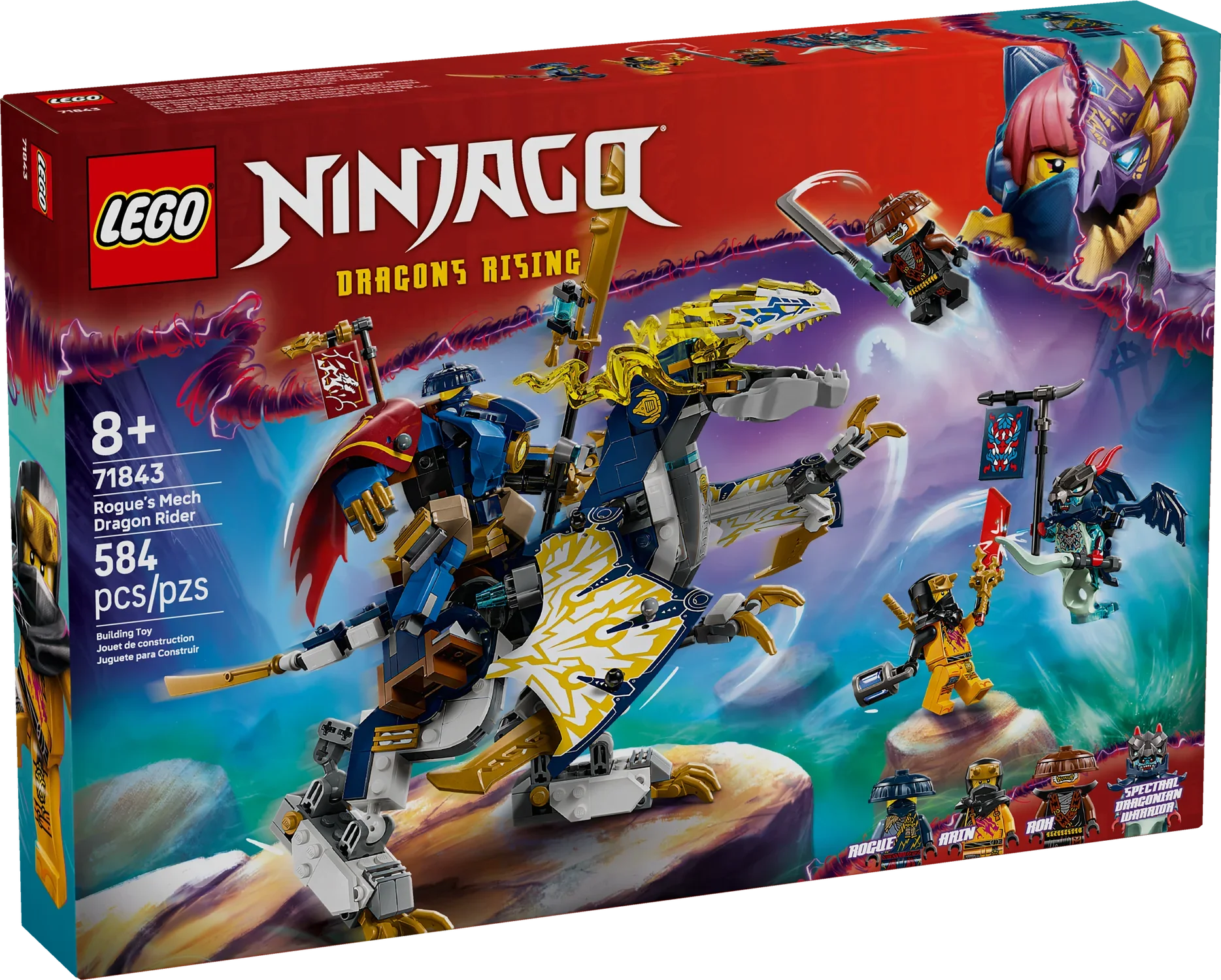LEGO®  NINJAGO® Rogue's Mech Dragon Rider Set 71843