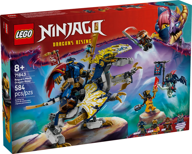 LEGO®  NINJAGO® Rogue's Mech Dragon Rider Set 71843