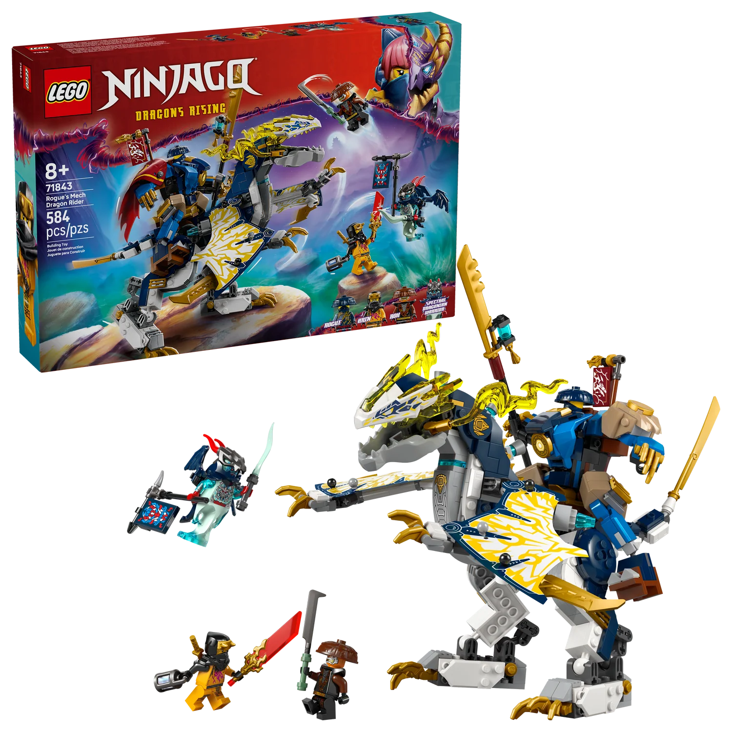 LEGO®  NINJAGO® Rogue's Mech Dragon Rider Set 71843