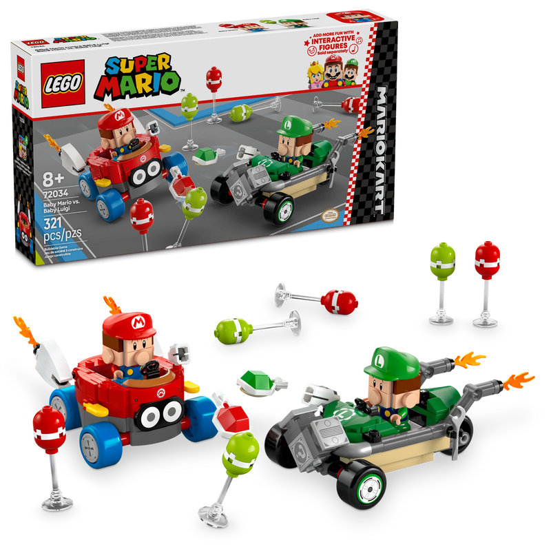 LEGO® MARIOKART™ Baby Mario & Baby Luigi Set 72034