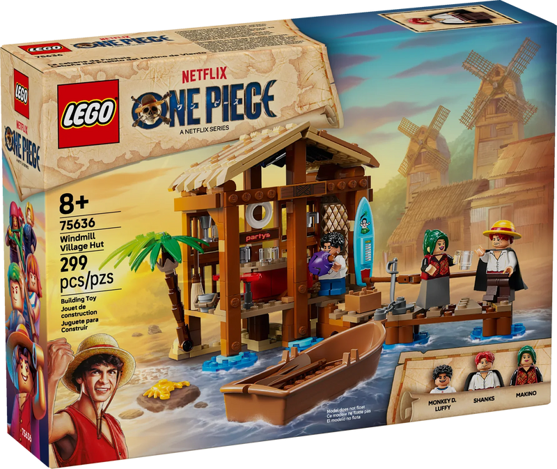 LEGO® ONE PIECE Windmill Village Hut Set 75636