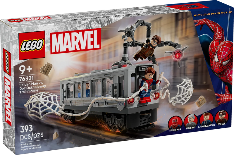 LEGO® Marvel Spider-Man vs. Doc Ock Subway Train Scene Set 76321