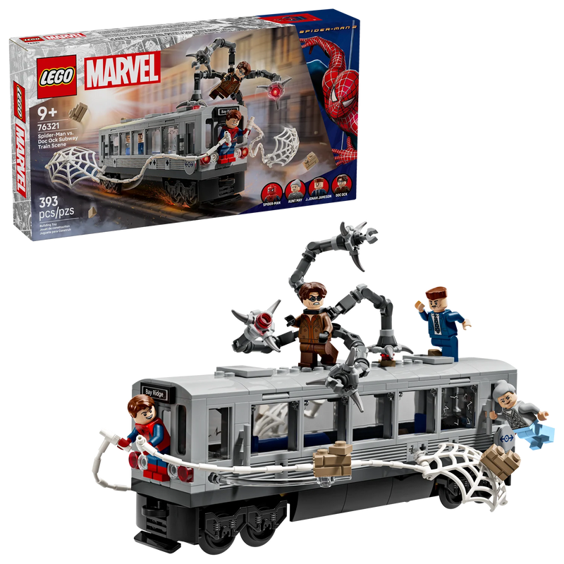 LEGO® Marvel Spider-Man vs. Doc Ock Subway Train Scene Set 76321