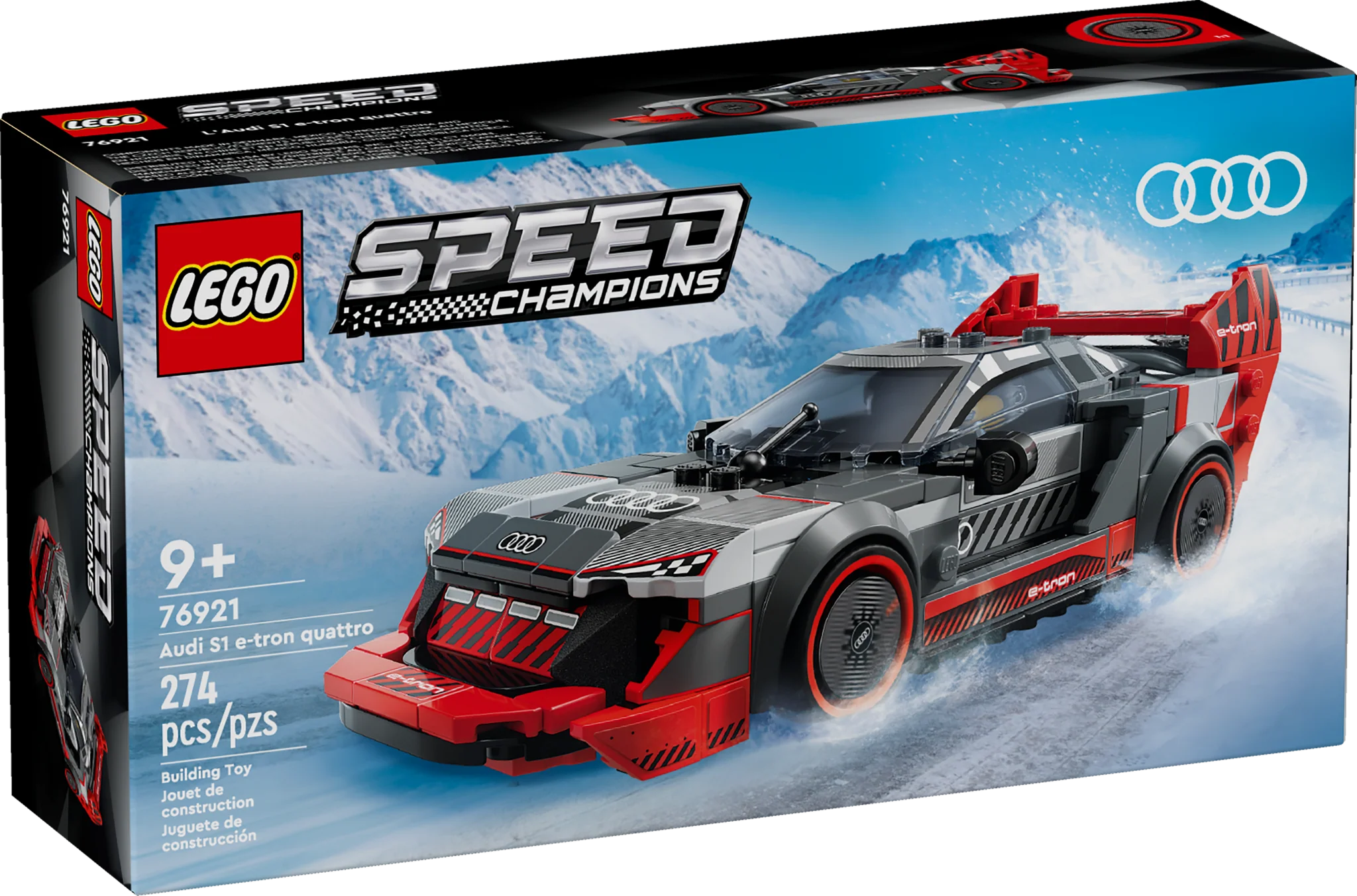 LEGO® SPEED CHAMPIONS Audi S1 E-tron Quattro Race Car Set 76921