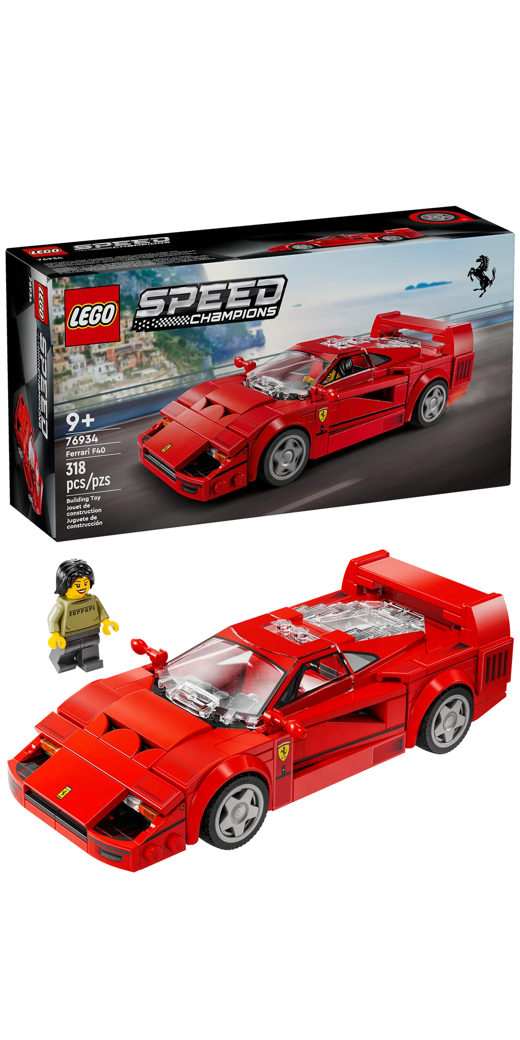 LEGO® SPEED CHAMPIONS Ferrari F40 Supercar Set 76934