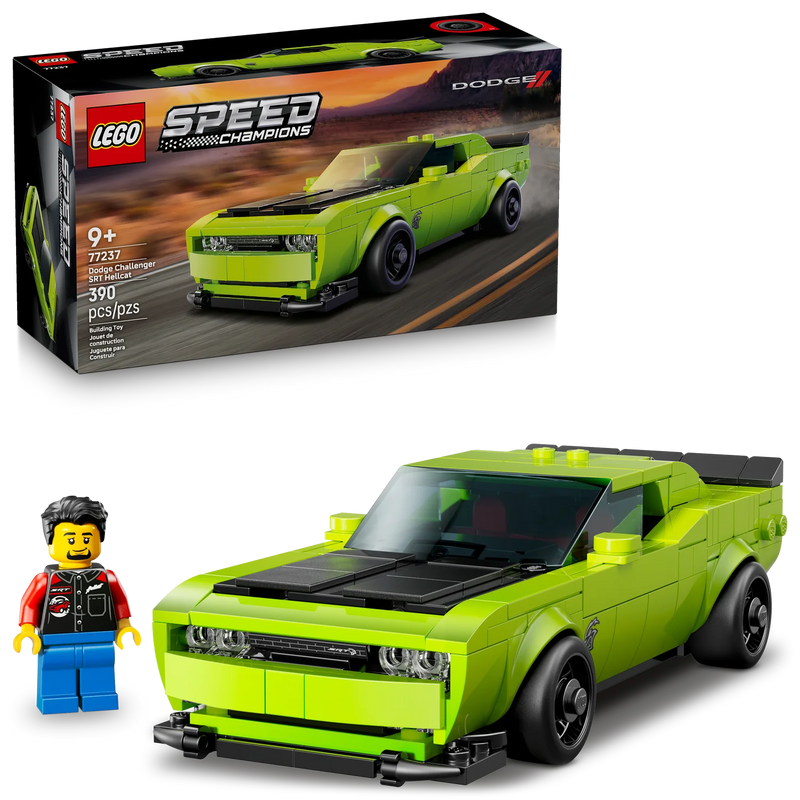 LEGO® SPEED CHAMPIONS Dodge Challenger SRT Hellcat Sports Car Set 77237
