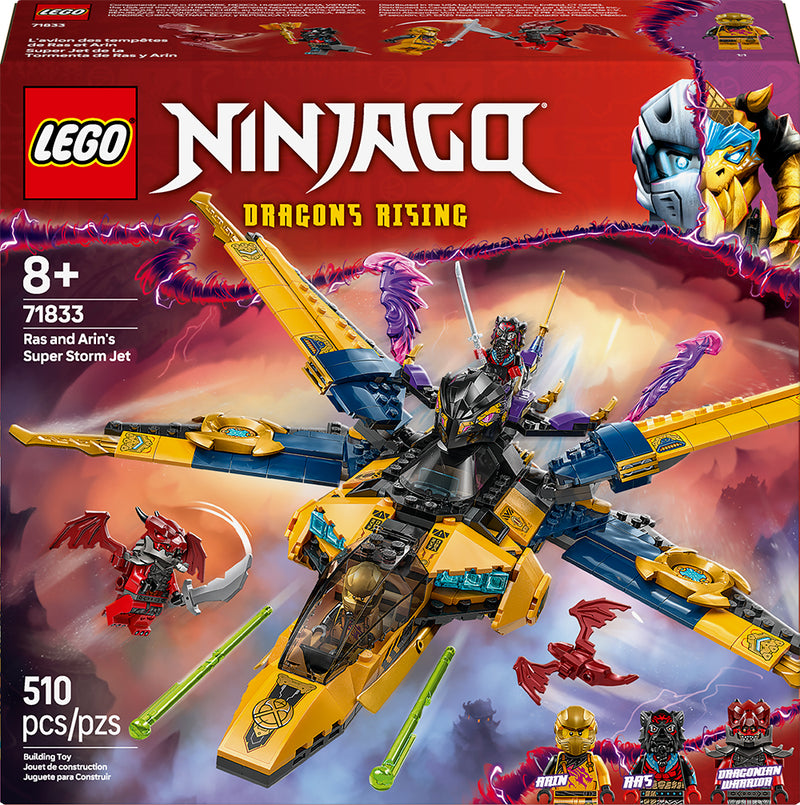 LEGO® NINJAGO® Ras and Arin's Super Storm Jet Set 71833