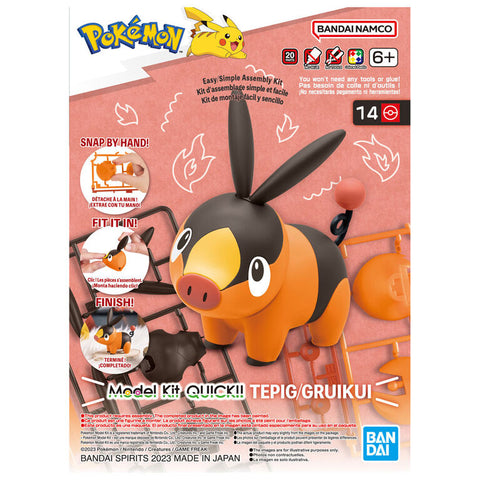 Pokémon - Tepig - Model Kit Quick!!