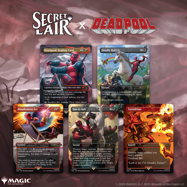 Magic The Gathering - Secret Lair Drop: Secret Lair x Deadpool (Non-Foil Edition)
