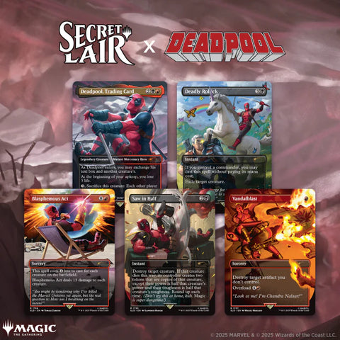 Magic The Gathering - Secret Lair Drop: Secret Lair x Deadpool (Non-Foil Edition)