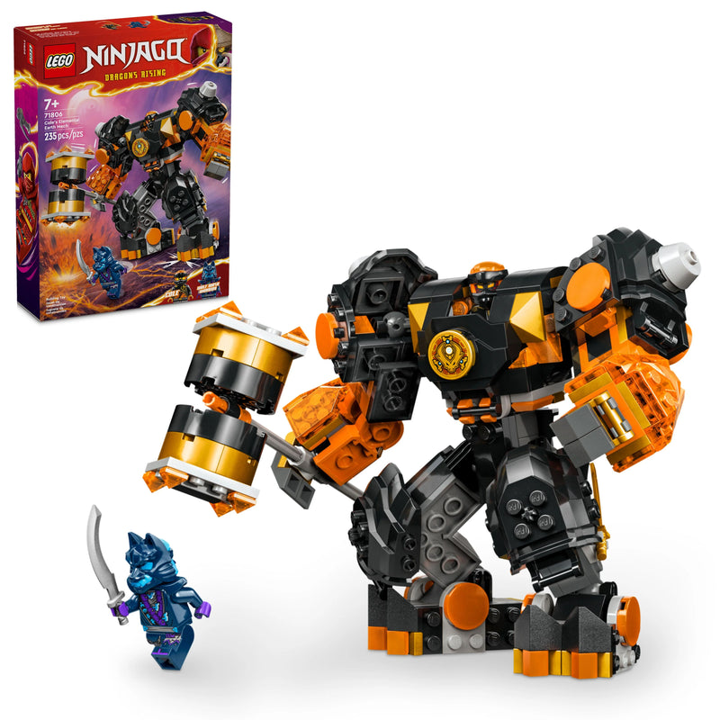 LEGO®  NINJAGO® Cole's Elemental Earth Mech Set 71806