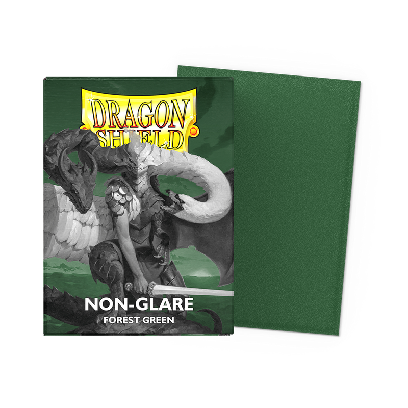 Dragon Shield - Standard Matte Non-Glare Sleeves - Forest Green (100)