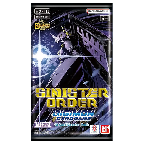 Digimon - Sinister Order - Booster Pack (EX-10)