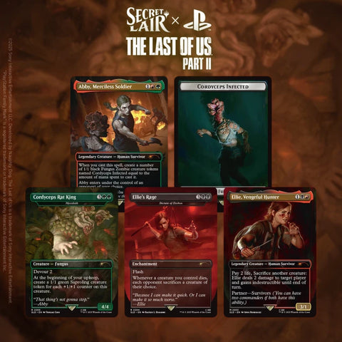 Magic The Gathering - Secret Lair: Drop Series - Playstation Super Drop - The Last Of Us Part II: Path of Retribution (Non-Foil)