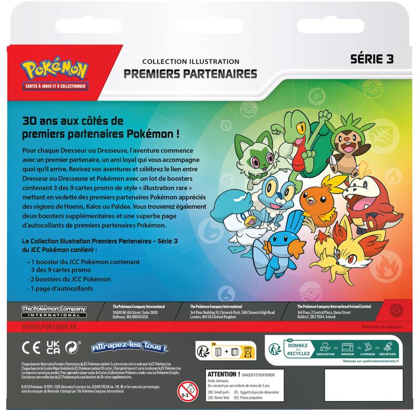 Pokémon - Collection Illustration Premiers Partenaires Série 3 (French)