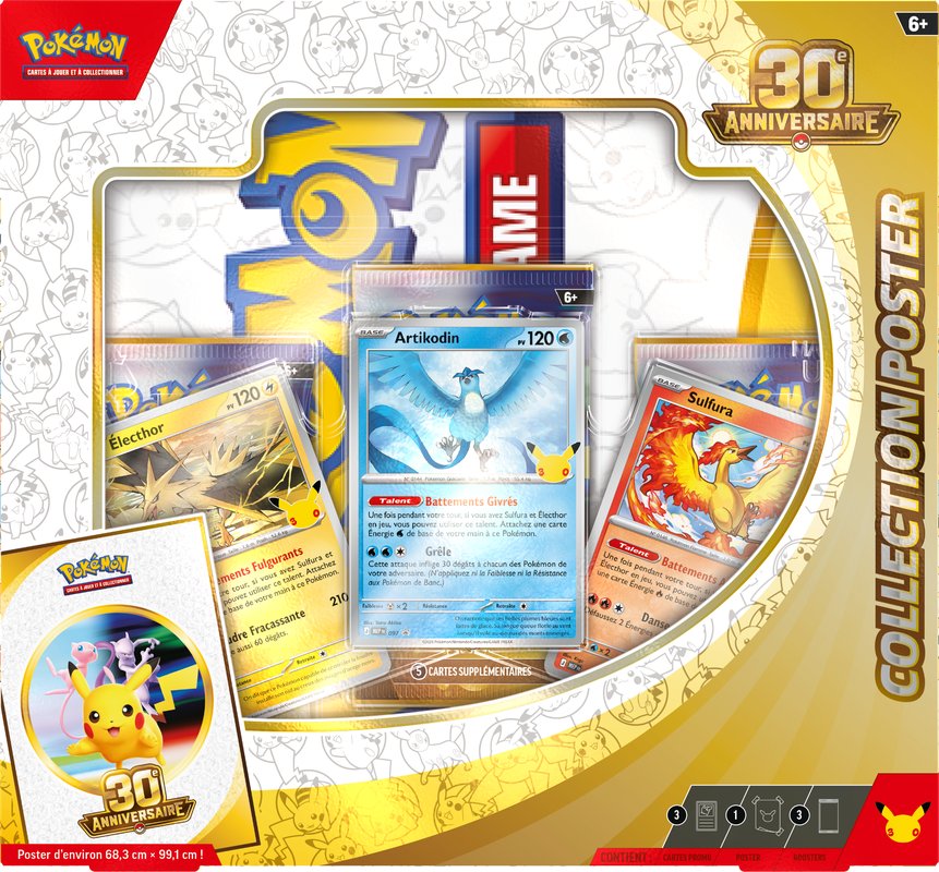 Pokémon - 30e Anniversaire - Collection Poster (French)
