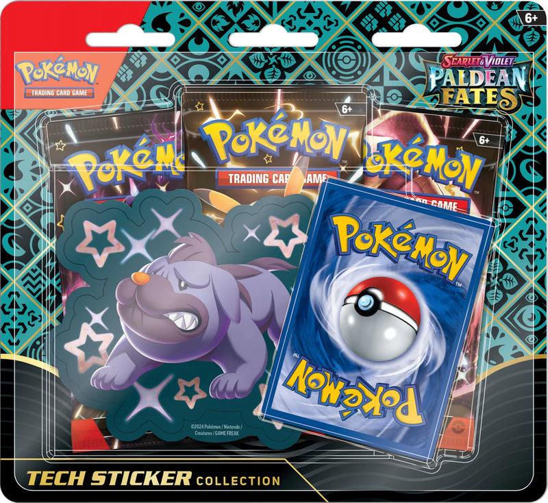 Scarlet & Violet: Paldean Fates - Tech Sticker Collection (Maschiff)