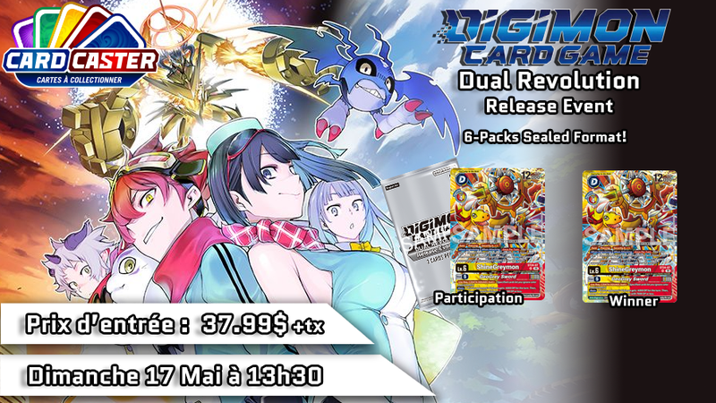 Digimon - Dual Revolution Release Event - Jeudi 21 Mai 18h30