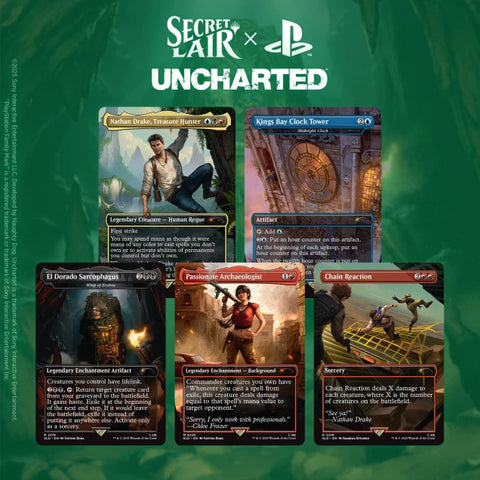 Magic The Gathering - Secret Lair: Drop Series - Playstation Super Drop - Uncharted : Saga Of Thieves (Non-Foil)