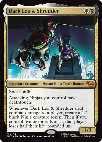Dark Leo & Shredder [Teenage Mutant Ninja Turtles]