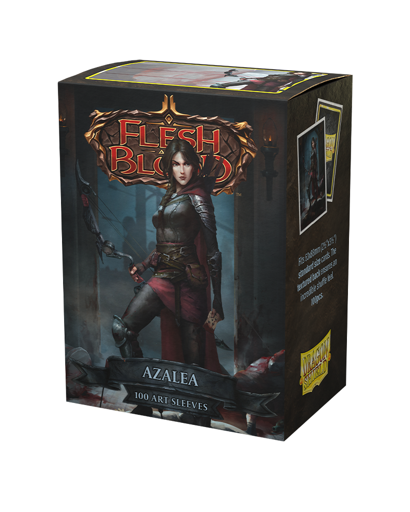 Dragon Shield - Standard Matte Flesh And Blood Art Sleeves - Azalea (100)
