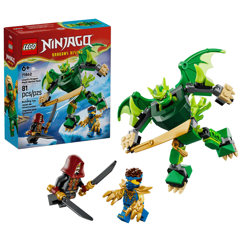 LEGO® Lloyd's Dragon Mech Battle Pack Set 71862