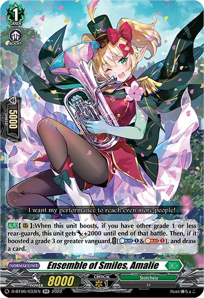 Ensemble of Smiles, Amalie (D-BT06/033EN) [Blazing Dragon Reborn]