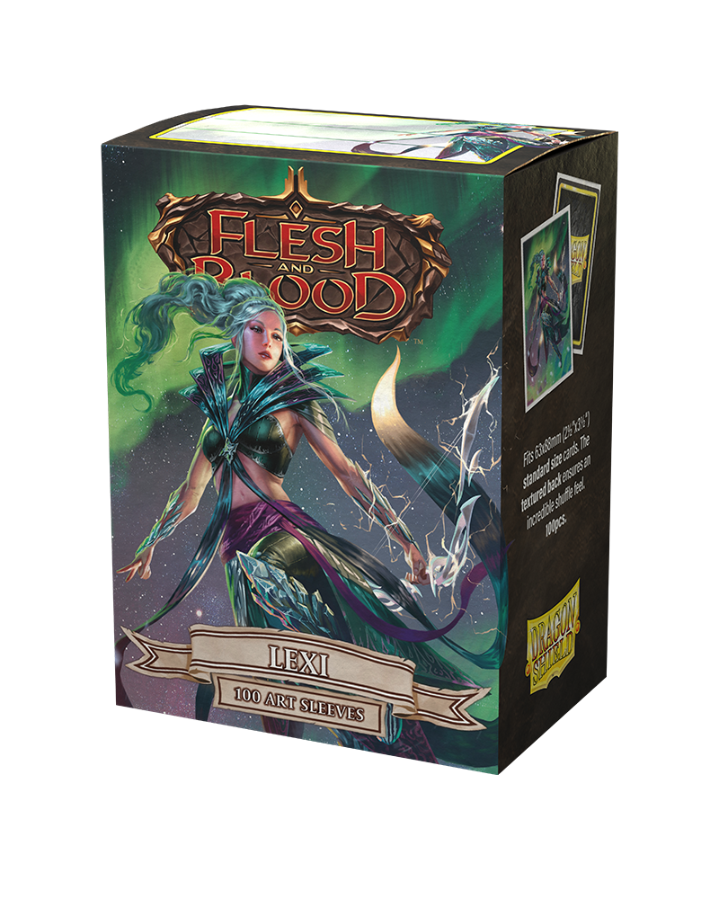 Dragon Shield - Standard Matte Flesh And Blood Art Sleeves - Lexi (100)