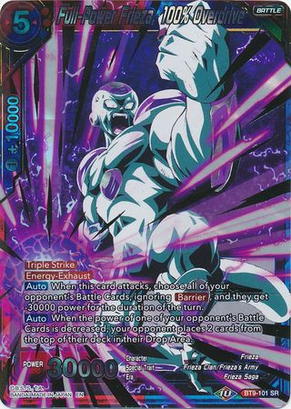 Full-Power Frieza, 100-Percent Overdrive (BT9-101) [Universal Onslaught]