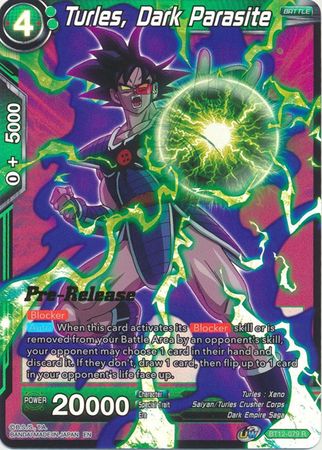 Turles, Dark Parasite (BT12-079) [Vicious Rejuvenation Prerelease Promos]