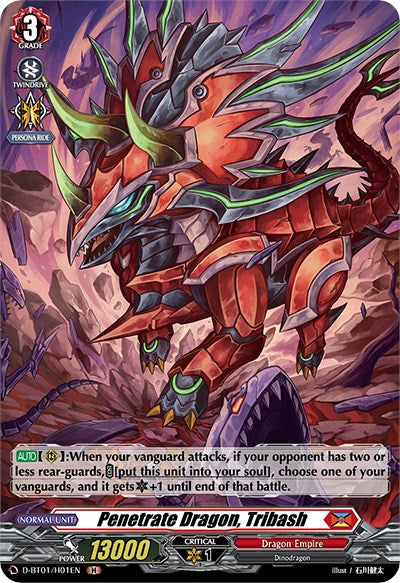Penetrate Dragon, Tribash (D-BT01/H01EN) [Genesis of the Five Greats]