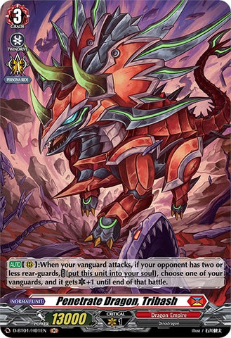 Penetrate Dragon, Tribash (D-BT01/H01EN) [Genesis of the Five Greats]