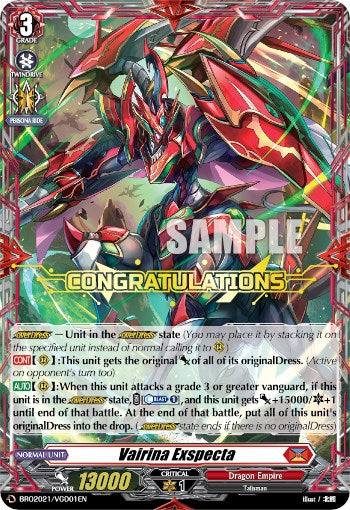 Vairina Exspecta (BRO2021/VGD01EN) [V Promo Cards]