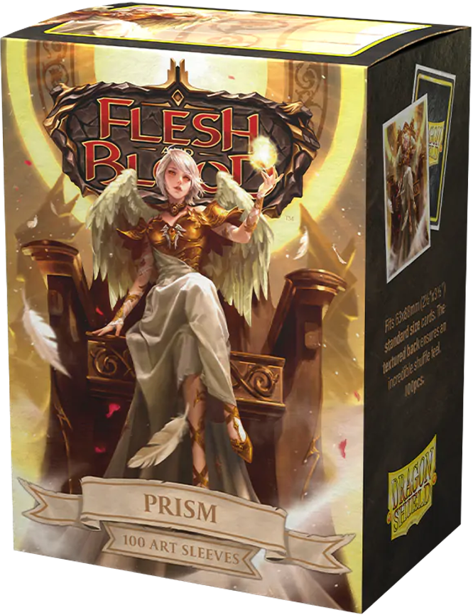Dragon Shield - Standard Matte Flesh And Blood Art Sleeves - Prism (100)