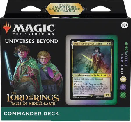 Magic The Gathering - Lord Of The Rings - Food And Fellowship - Commander Deck