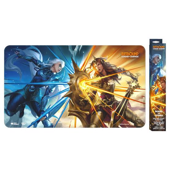 League Of Legends - Riftbound Vendetta - Diana vs Leona Playmat