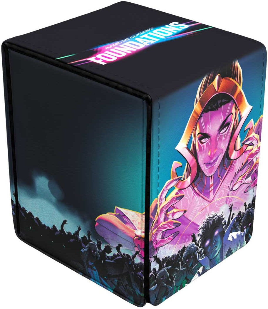 Ultra Pro - Magic The Gathering Foundations - Alcove Flip Deck Box 100+