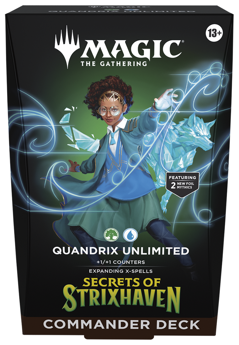 Magic The Gathering - Secrets of Strixhaven Quandrix Unlimited - Commander Deck