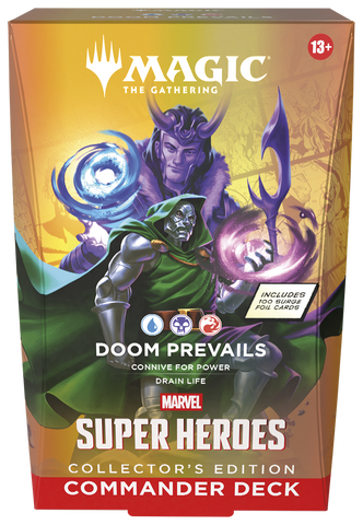 Magic The Gathering - Marvel Super Heroes Doom Prevails - Commander Deck Collectors Edition