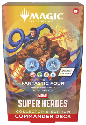 Magic The Gathering - Marvel Super Heroes The Fantastic Four - Commander Deck Collectors Edition