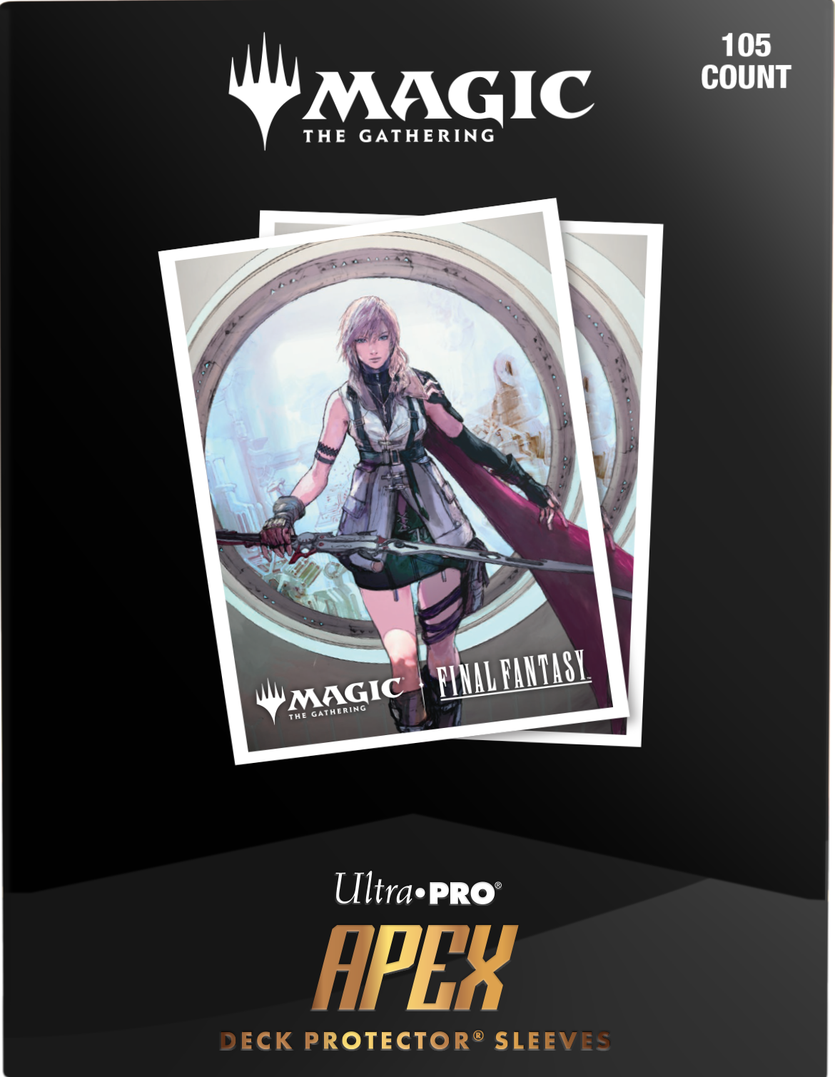 Ultra Pro - Magic The Gathering Final Fantasy - Lightning, Army of One - Apex Sleeves 105Ct