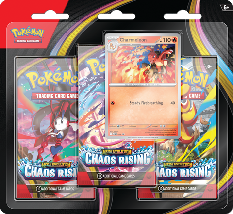 Pokémon - Chaos Rising - Charmeleon - 3 Pack Blister