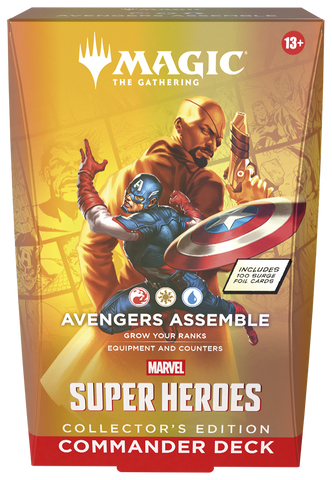 Magic The Gathering - Marvel Super Heroes Avengers Assemble - Commander Deck Collectors Edition