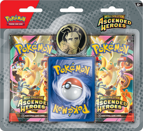 *Pre-Order* Pokémon - Mega Evolution: Ascended Heroes - 2 Pack Blister Collection Erika/Larry