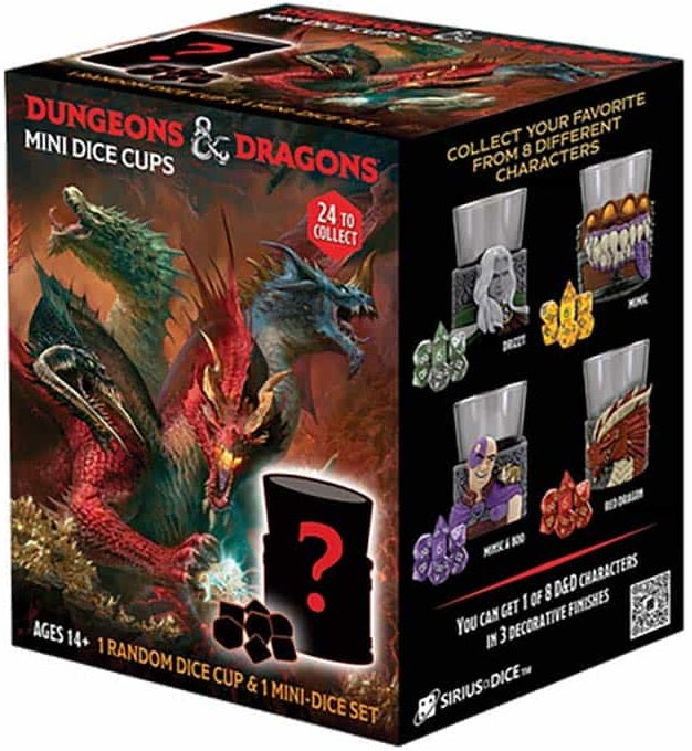Dungeons & Dragons - Mini Dice Cups  - Series 2 (Aléatoire)