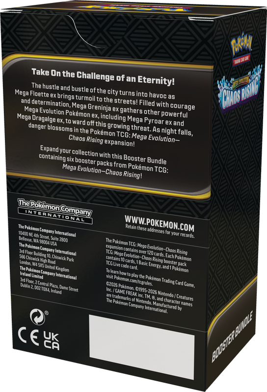 Pokémon - Mega Evolution: Chaos Rising - Booster Bundle