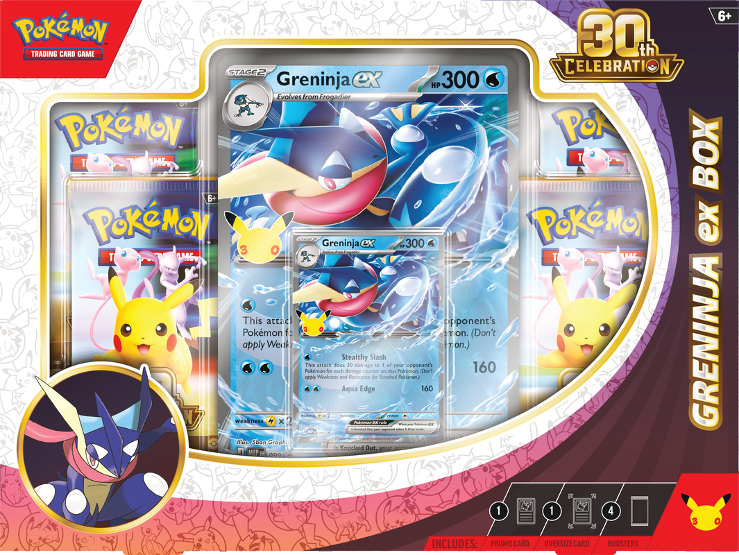 *Pre-Order* Pokémon - 30th Celebration - Greninja Ex Collection Box