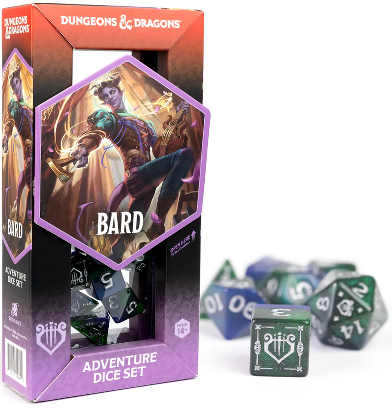 Dungeons & Dragons - Adventure Dice Bard - Blue