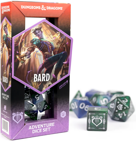 Dungeons & Dragons - Adventure Dice Bard - Blue